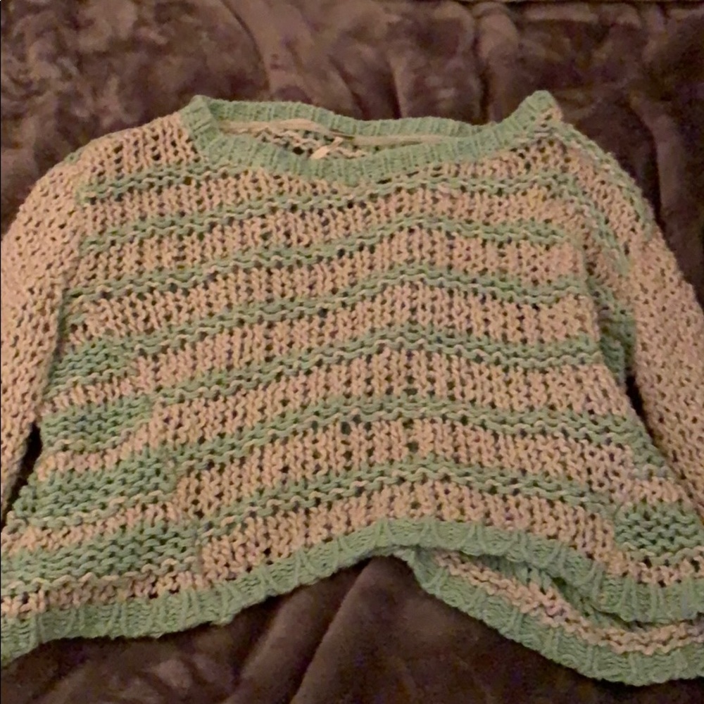 Grey and Blue sweater